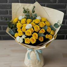 Букет цветов из:  Розы в Новозолотовской