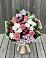 Букет цветов из: Альстромерии, Гвоздики, Розы и Хризантемы в Новозолотовской