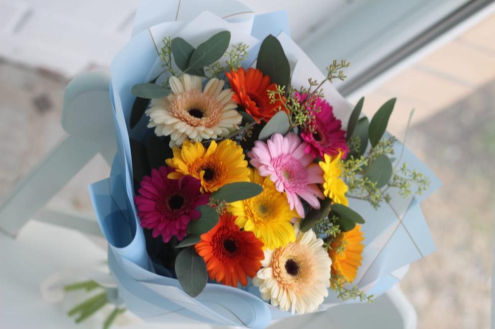 Букет цветов из: Герберы в Новозолотовской