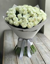 Букет 35 Белых роз в Новозолотовской