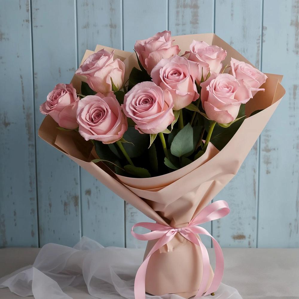 Букет цветов из: Розы в Новозолотовской