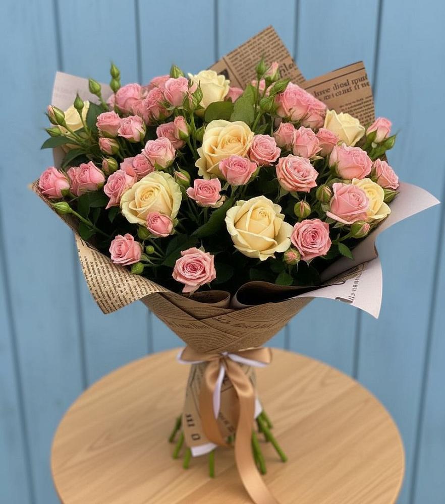 Букет цветов из: Розы в Новозолотовской