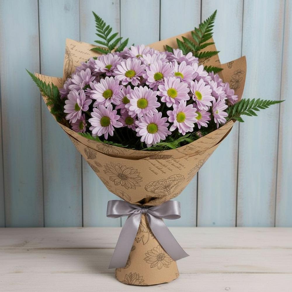 Букет цветов из: Хризантемы в Новозолотовской