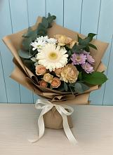 Букет цветов из:  Герберы и Хризантемы #REPLACE_PRED# Новозолотовской