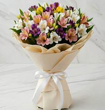 Букет цветов из:  Альстромерии в Новозолотовской