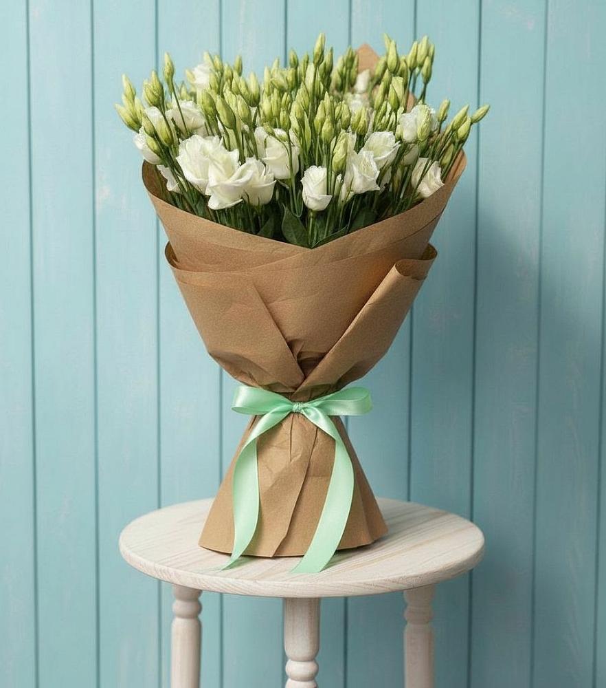 Букет цветов из: Лизиантусы в Новозолотовской