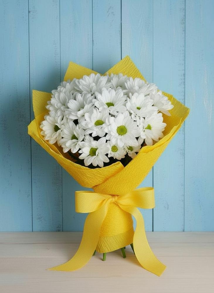 Букет цветов из: Хризантемы в Новозолотовской