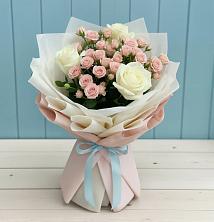 Букет цветов из:  Розы в Новозолотовской
