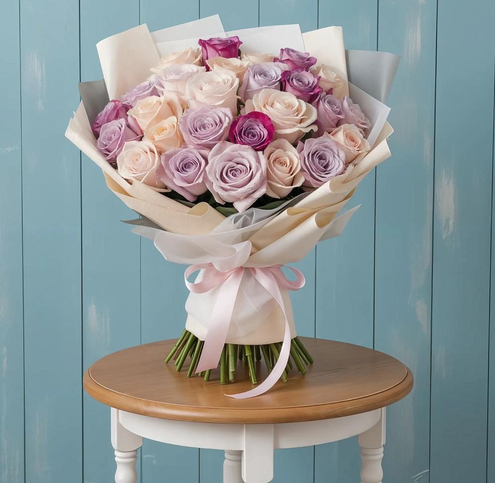 Букет цветов из: Розы в Новозолотовской