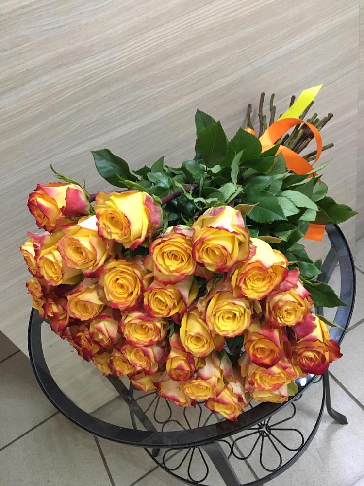 Букет Желтые розы в Новозолотовской