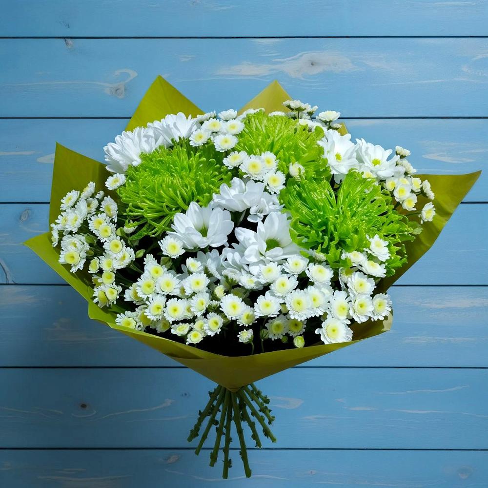 Букет цветов из: Хризантемы в Новозолотовской