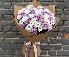 Букет цветов из:  Хризантемы #REPLACE_PRED# Новозолотовской