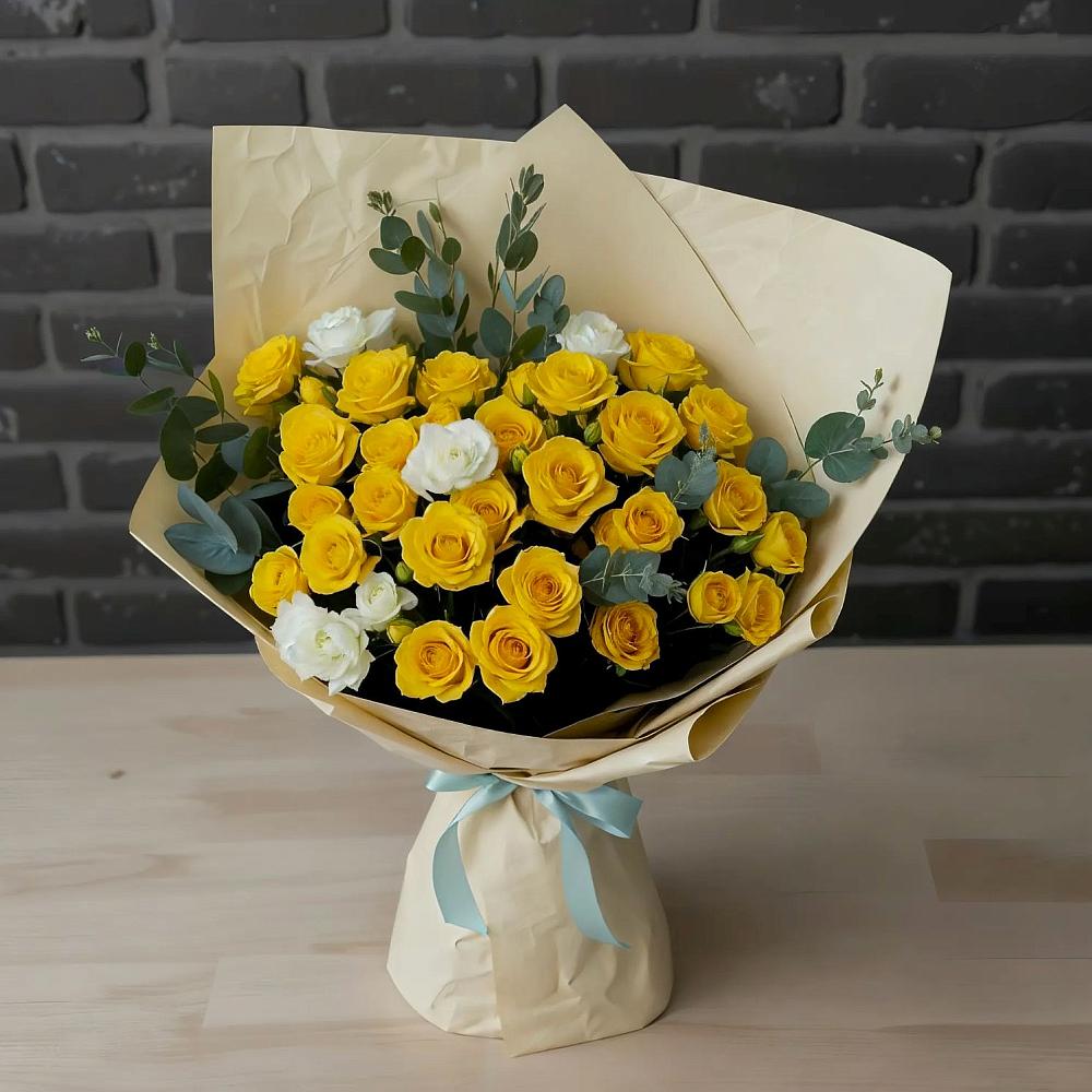 Букет цветов из: Розы в Новозолотовской