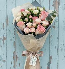 Букет цветов из:  Розы в Новозолотовской