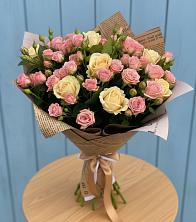 Букет цветов из:  Розы в Новозолотовской