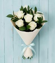 Букет цветов из:  Розы в Новозолотовской