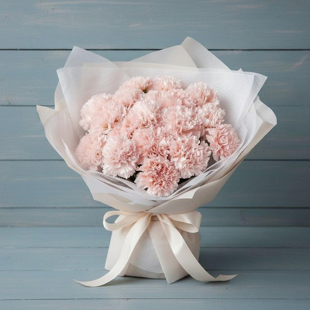 Букет цветов из: Гвоздики в Новозолотовской