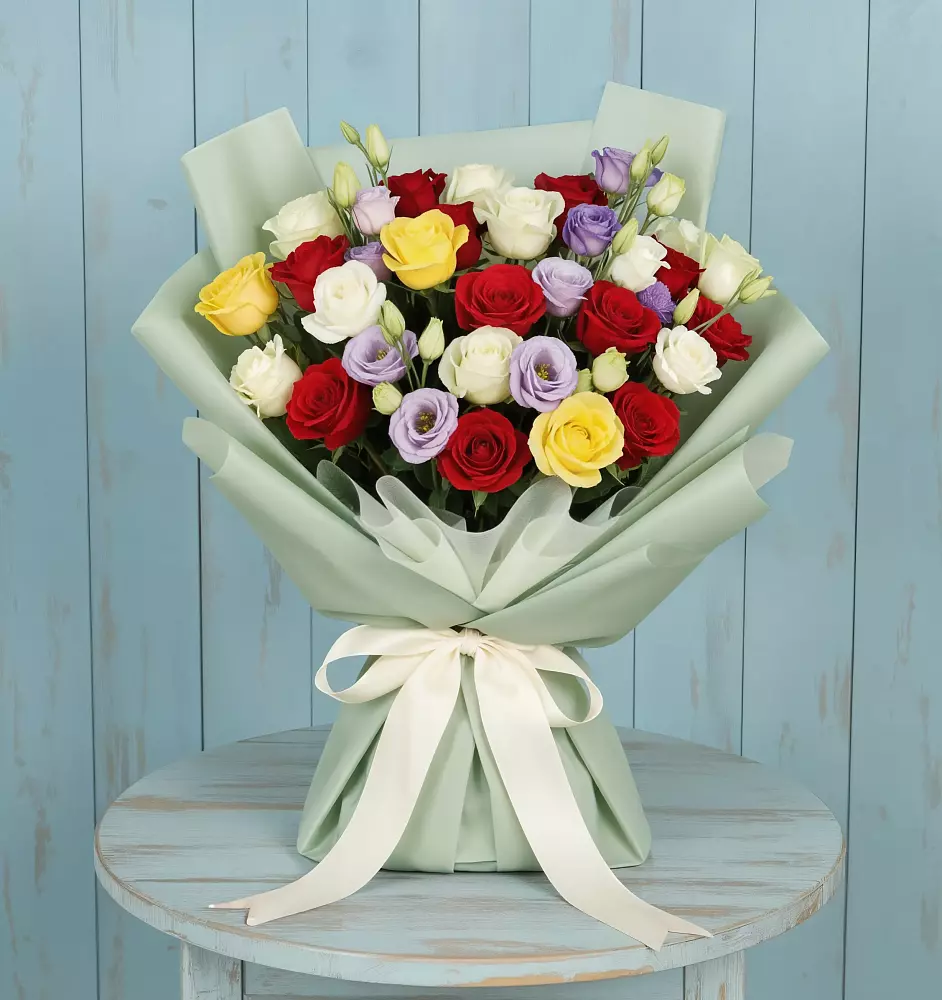 Букет цветов из: Розы в Новозолотовской