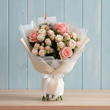 Букет цветов из:  Розы в Новозолотовской