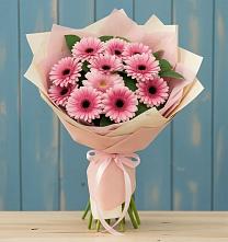Букет цветов из:  Герберы #REPLACE_PRED# Новозолотовской